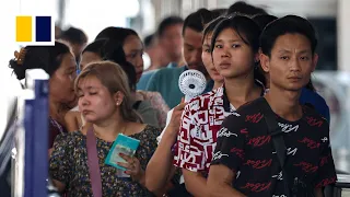 Myanmar residents seek haven in Thailand