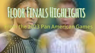 floor finalist highlights from the 2023 Pan American Games #panamericangames2023 #gymmastics