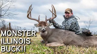 MONSTER Illinois Buck!! | November Bow Hunting Action