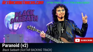 Black Sabbath - Paranoid (v2) GUITAR BACKING TRACK