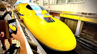 🇯🇵Riding Japan’s Precious Yellow Shinkansen Tokyo-Osaka Train’s Doctor ドクターイエロー 新幹線
