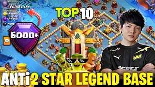 Top *10* WORLD RANK TOP PLAYER BASE| ANTI ROOT RIDER BASE| Th16 New Legend Base | Clash Of Clans