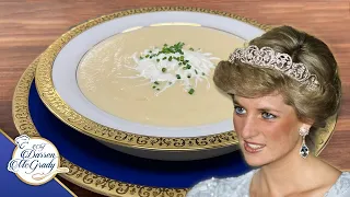 Parsnip and Apple Soup with a Parmesan Chive Foam - A Princess Diana Favorite