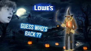 👻Lowe's 2024 12ft Scarecrow unboxing/setup/demo🎃