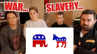 New Zealand Family Reacts to the AMERICAN CIVIL WAR Part 1 (Oversimplified)