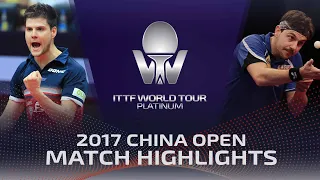 Timo Boll vs Dimitrij Ovtcharov (HD Highlights) | 2017 ITTF World Tour China Open