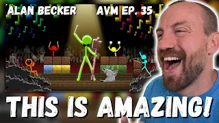 THIS IS AMAZING! Alan Becker Note Block Concert - Animation vs. Minecraft Shorts Ep 35 (REACTION!!!)