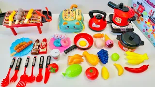 Satisfying with Unboxing Cute Red Kitchen Set | Satisfying Video ASMR | Review Toys