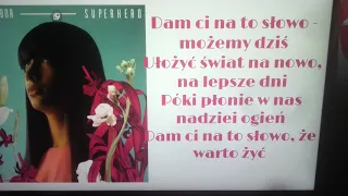 Viki Gabor  Superhero  Tekst