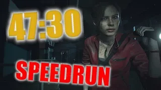 Resident Evil 2 Remake Claire B Standard 120 FPS Speedrun 47:30 (Personal Best)