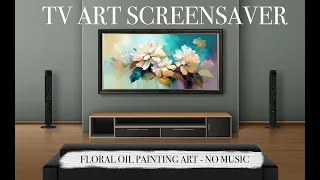 TV ART SCREENSAVER 2023 - Mixed Floral Framed 4k art - Interior Art
