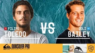 Filipe Toledo vs. Soli Bailey - Round Three, Heat 1 - Quiksilver Pro Gold Coast 2019