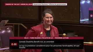 2023-05-18: Bill C-22 Canada Disability Benefit Act