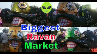Biggest Ravan Market In Delhi (Best Price) Ravana Effigies