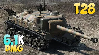 T28 - 6 Kills 6.1K DMG - Playing! - World Of Tanks