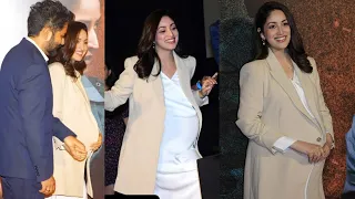 3months Pregnant Yami Gautam seen with huge Baby Bump during Movie Promotion