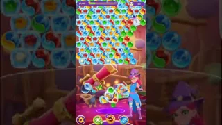 Bubble Witch 3 Saga Level 355 (First Look) Boosters