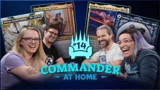 Commander at Home #14 - Isshin vs Omenkeel vs Tor Wauki vs Atraxa feat JimTSF and AliasV