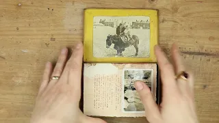 Motherhood - Artist book inside an old tin