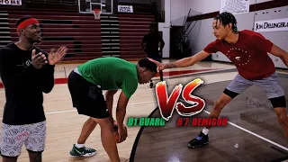 "YOU CANT F*** WITH ME!" | 6'7 DEMIGOD vs TOP D1 GUARD