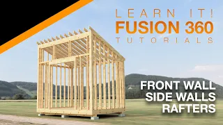 Fusion 360 - Part 2/3 - Model and Assemble a Shed - Intermediate/Advanced Tutorial (2024)