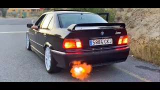 Bmw 328i Supersprint Race + decat X pipe + Pops and bangs