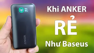 Sạc dự phòng Anker 533: Khi Anker RẺ Như BASEUS : NHỎ GỌN - XỊN - Full Chức năng !!!