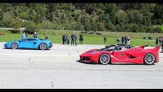 THE ULTIMATE DRAGRACE - LaFerrari FXX-K, Mclaren P1, F12 TRS, Mercedes CLK GTR & MORE