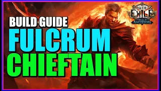 [POE 3.22] FULCRUM RF CHIEFTAIN! Set The World Ablaze! Big Explosion, Huge Damage and Magic Find