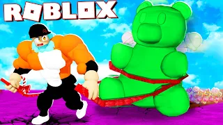 Is This CANDY Heavier Than PLANETS?! | Roblox Strongman Simulator