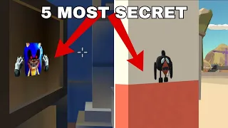 😱 5 MOST SECRETS PLACES IN CHICKEN GUN NEW UPDATE || CHICKEN GUN 4.0.0