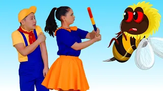 Angry Bee Go Away & Alien Zombies Song + MORE | Kids Funny Songs