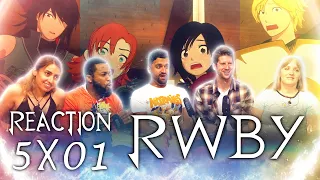 RWBY - 5x1 Welcome to Haven - Group Reaction