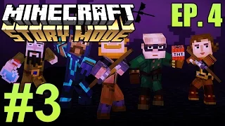 Minecraft: Story Mode: Episode 4 "A Block And A Hard Place" Part 3 - Super Rare Items! (Walkthrough)