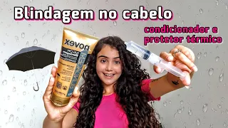 ☔RESENHA Novex BLINDAGEM •Protetor térmico e condicionador • A prova de água?!