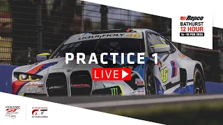 LIVE | Practice 1 | Repco Bathurst 12 Hour | IGTC + Fanatec GT Australia