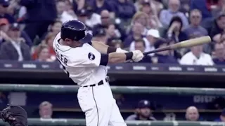 Ian Kinsler Bat Path Slow Motion