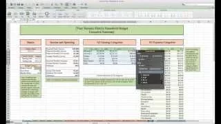 Household Budget and Finances Template and Tutorial (Excel)