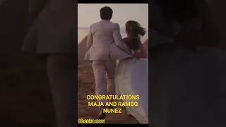 MAJA SALVADOR AND RAMBO NUNEZ KINASAL Na #majasalvador #rambonunez #weddingday