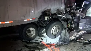 062521 WILLIS 18 WHEELERS CRASH CLOSING FREEWAY