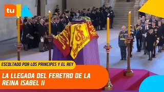 Féretro de la Reina Isabel II llega a abadía de Westminster. Tu Día, 2022