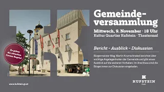 Gemeindeversammlung - Bericht - Ausblick - Diskussion