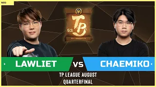 WC3 - TP League M2 - Quarterfinal: [NE] LawLiet vs. Chaemiko [HU]