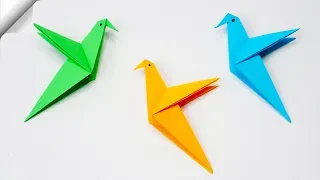 How to make a paper bird Easy paper birds