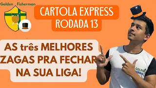 CARTOLA EXPRESS |DICAS #13 RODADA | QUAL A MELHOR OPÇÃO PRA FECHAR A ZAGA NO CARTOLA!