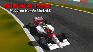 F1 Challenge Mod 1990 - Suzuka Hotlap [Onboard + Controller Cam]