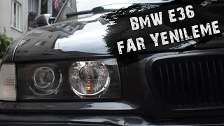 BMW E36 Far Parlatma (e36 Headlights Restoring) #bmwe36