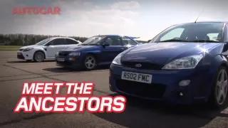 Ford Focus RS meets its ancestors by autocar.co.uk