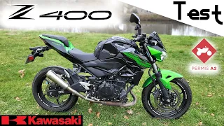 "Test" Le meilleur Z pour le permis A2 😍 "Kawasaki Z400 de 2020"