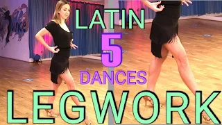 Legwork in Latin American Dancing | Cha Cha, Rumba, Samba, Paso Doble, Jive | Follow Along & Drills